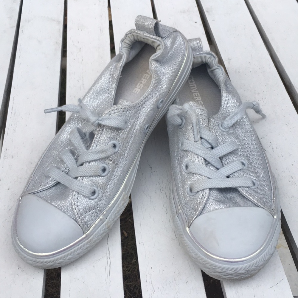 Converse silver metallic 2